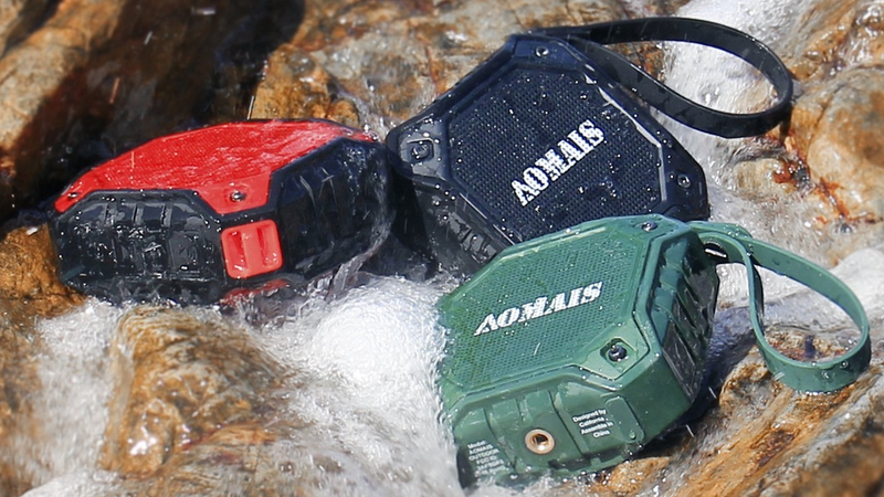 AOMAIS IPX7 Bluetooth Speaker, $16 with code AOMAISF3